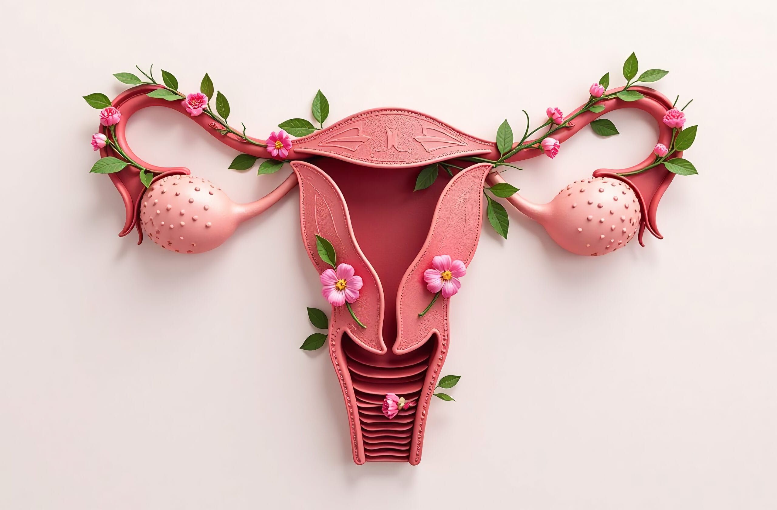 Model przedstawiający kobiece narządy rodne